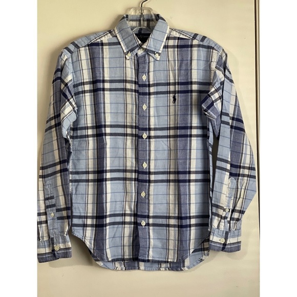 Boy's Ralph Lauren & Chaps Long Sleeve Shirts Size Small 8-10 - Picture 3 of 5